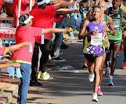 Ntsindiso Mphakathi was the first SA male runner at the finish line of the Soweto Marathon on Sunday, coming a distant eighth. 