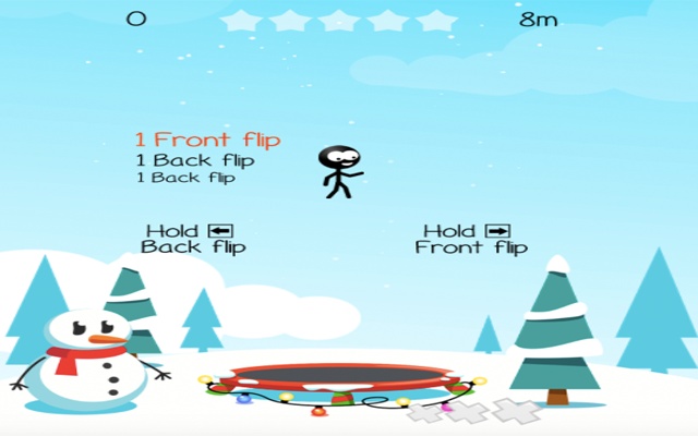 Trampoline Stickman