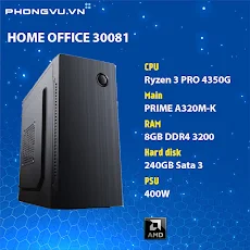 PC PV Home Office 30081 (R3 Pro 4350G/8GB/240GB SSD/No OS)