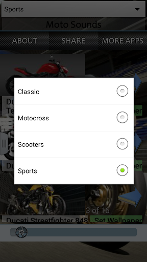 Screenshot Moto Sounds and Wallpapers