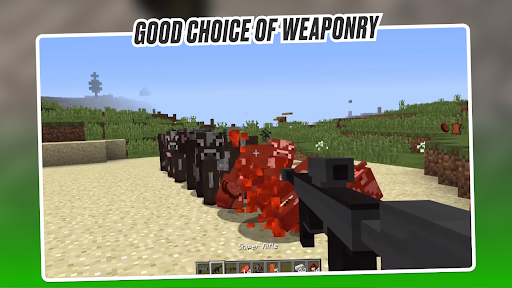 Screenshot Guns Mod Minecraft: Weapon Mod