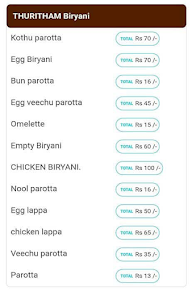 Thoopu Kari Virunthu menu 1