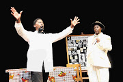 DOMPAS DRAMA: Atandwa Kani and Mncedisi Shabangu play characters who must negotiate the absurdities of apartheid laws