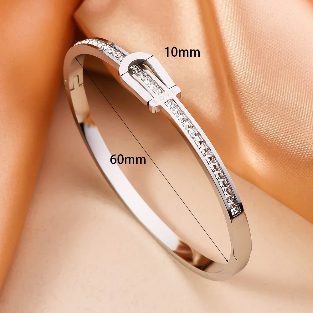 Title 4, Exquisites Titan Stahl Armband für Mädchen Stil...