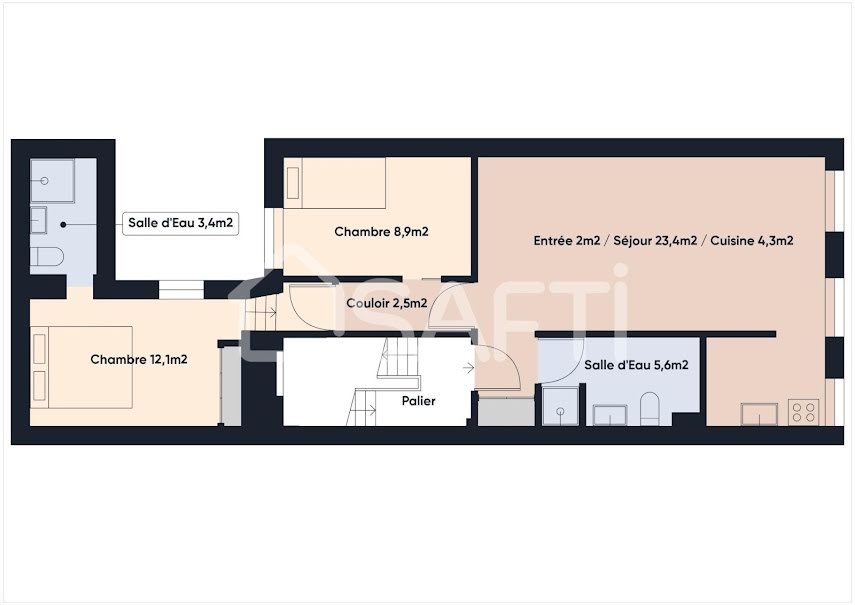 Vente appartement 3 pièces 62 m² à La Rochelle (17000), 353 000 €