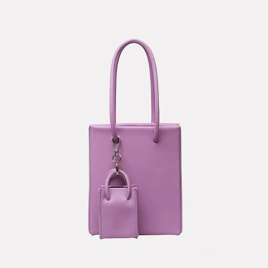 Acrylic Chain Portable Small Square Bag Female Tote Single Shoulder Messenger