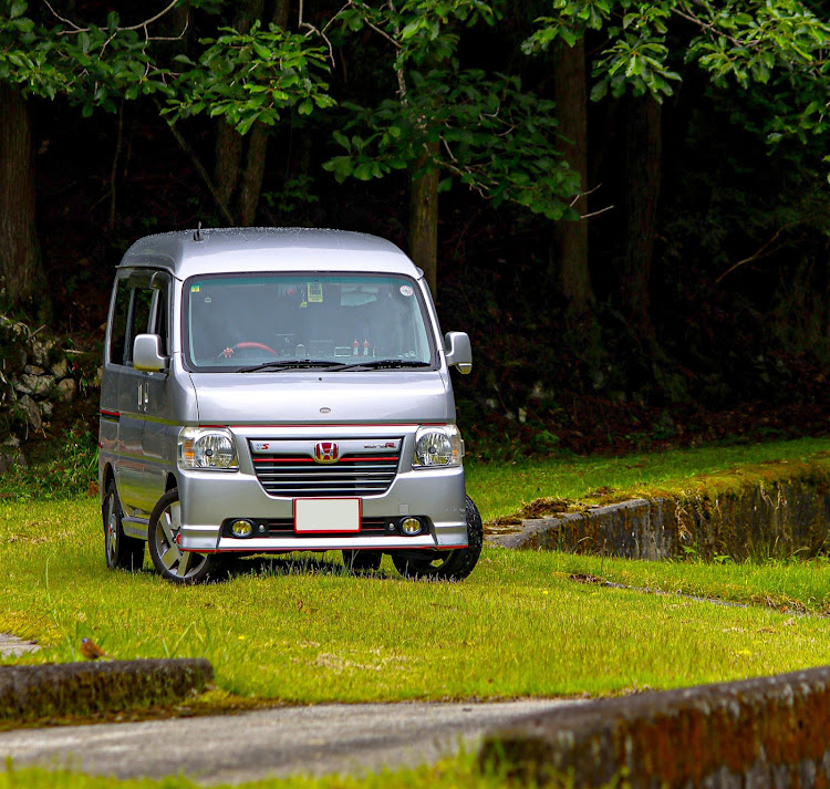 バモスホビオの田んぼリフレクション失敗・曇り空とコラボ・通勤路にて・#ルピナス畑・山道でパシャリに関するカスタム事例の投稿画像16枚目