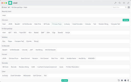 Ctool Commonly Used Software Development Tools