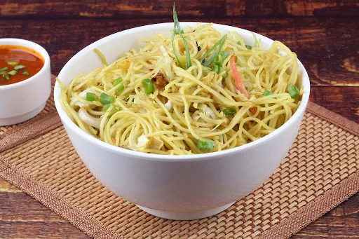Veg Noodles With Veg Manchurian