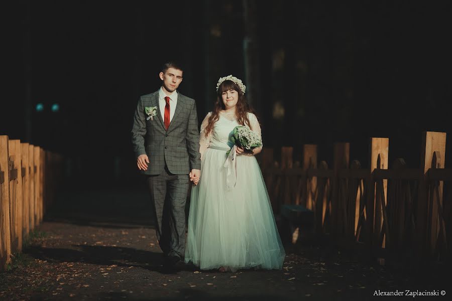 Photographe de mariage Aleksandr Zaplacinski (zaplacinski). Photo du 27 août 2018