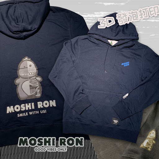 限量版化骨龍衞衣 凸印logo效果 Moshiron