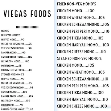 Viegas Foods menu 