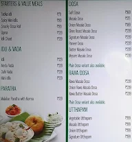 Vaango! menu 1