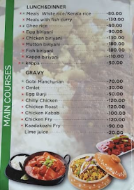 Venadu Restaurant menu 2