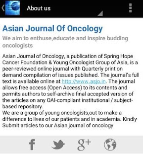 Asian Journal Of Oncology Screenshots 6