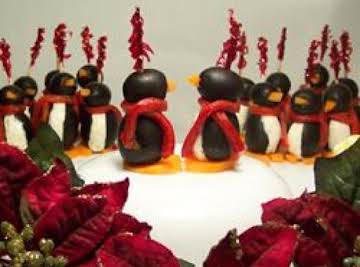 Cream Cheese Penguins