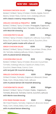 Shalini's Salads menu 2