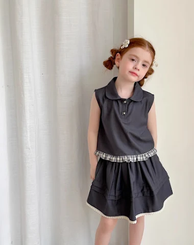 Ensemble d'été pour filles Top sans - 0