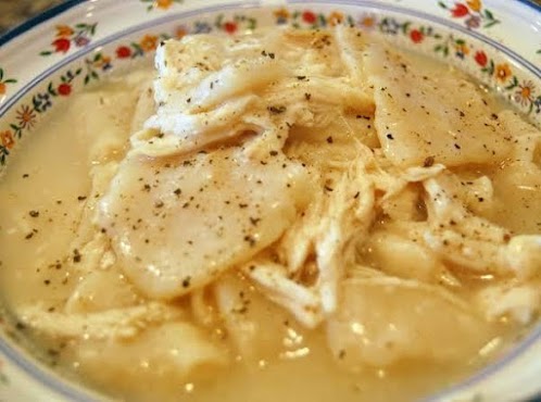 Old Fashioned Home Made Chicken & Dumplings