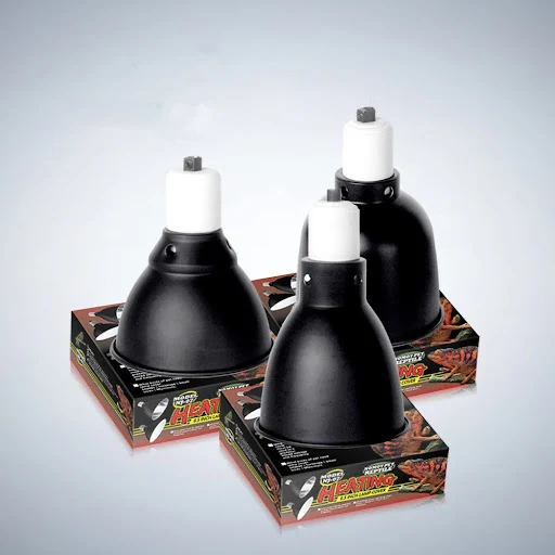5.5 Inch Deep Dome Reptile Light Fixture Reptile Lamp Cap Optical Reflection Cover for Reptiles Snakes Lizards Geckos Te