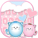 应用程序下载 Cat Keyboard Pink Kitty Theme 安装 最新 APK 下载程序