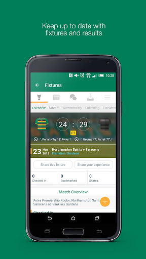 Fan App for Northampton Saints