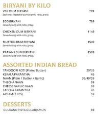 The Chef's Table menu 4