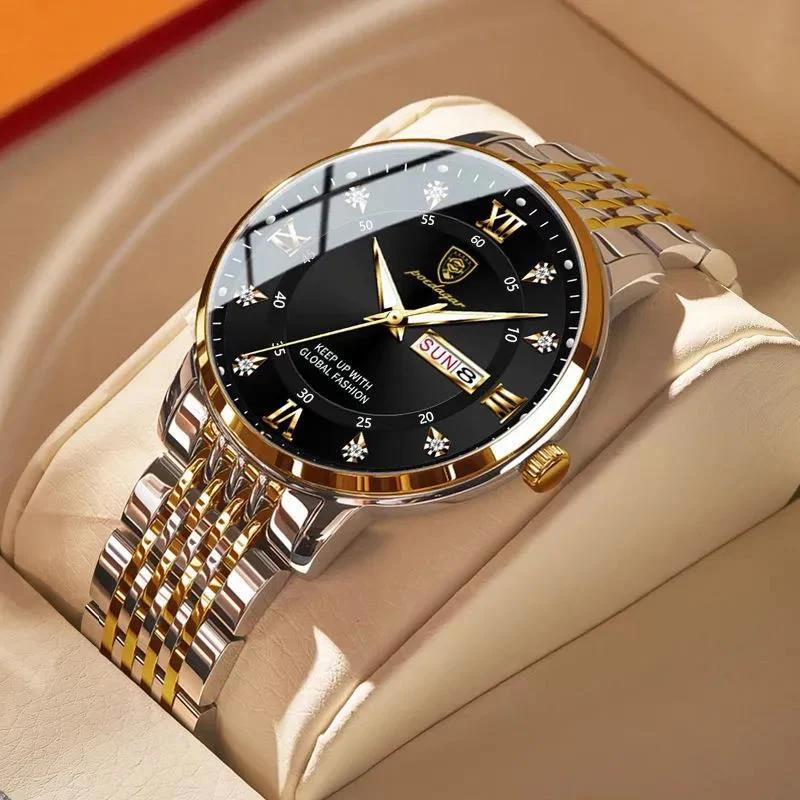 Title 2, Nieuwe herenhorloge waterdicht lichtgevend kale...