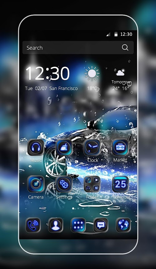 Android application Fast Theme screenshort