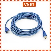 Dây Usb Nối Dài 1.5M 3M 5M 10M Chống Nhiễu Loại Tốt Màu Xanh Xám Giao Ngẫu Nhiên Màu Vnet