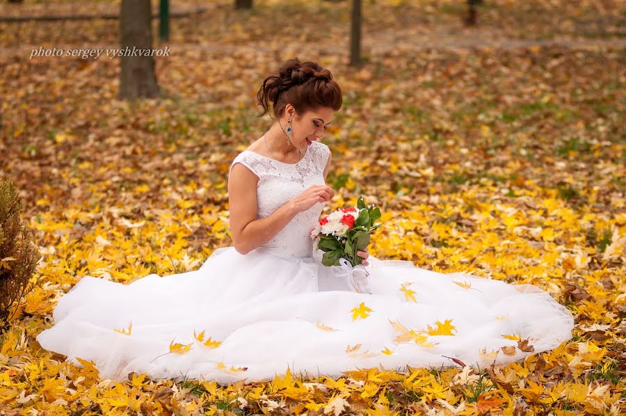 Wedding photographer Sergey Vyshkvarok (sergeyphoto80). Photo of 13 November 2017