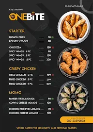 One Bite menu 2