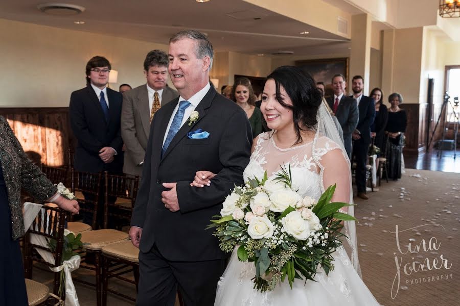 Fotógrafo de bodas Tina Joiner (tinajoiner). Foto del 8 de septiembre 2019