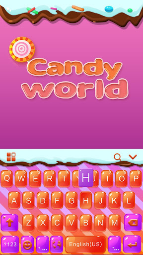 Candy World iKeyboard theme