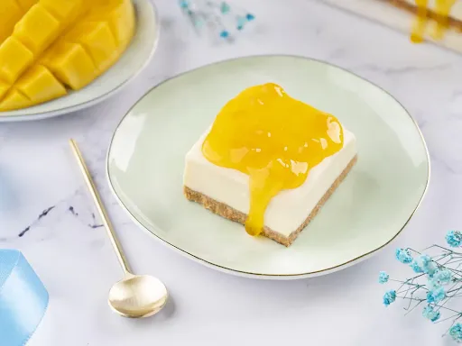 Mango Cheesecake Slice