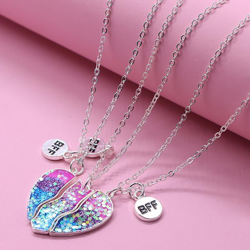 Title 4, Starry Sky Love Childrens Good Friend Necklace...
