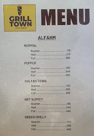 GrillTown menu 5