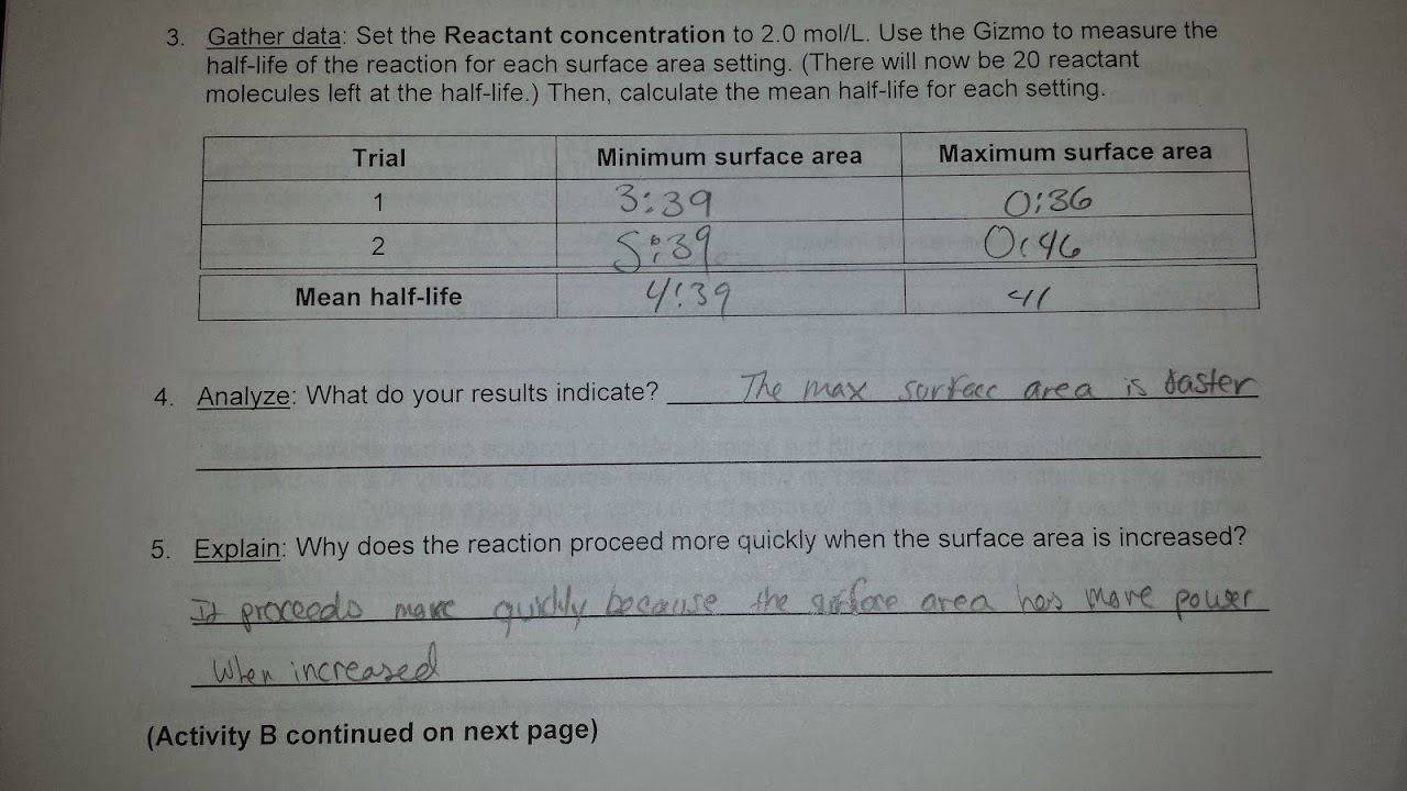 Ninth grade Lesson Differentiated Exploration of Collision Theory