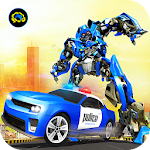 Cover Image of 下载 US Robot Car Transform - Police Robot Fighting 1.0.2 APK