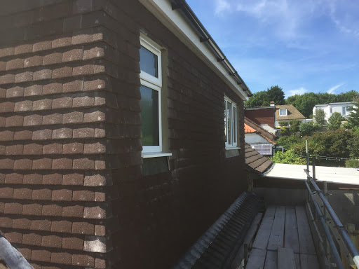 Finished rear dormer. 