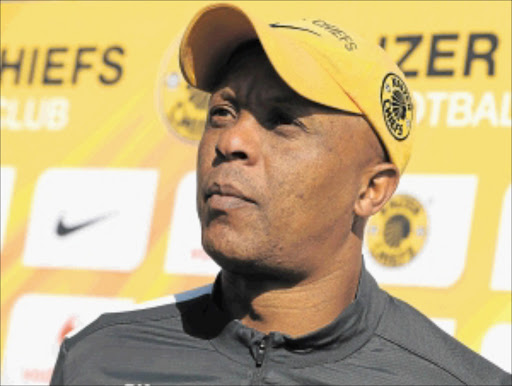 IN CONTROL: Doctor Khumalo was in relaxed mood ahead of Kaizer Chiefs' last two matches. He will be in charge while coach Stuart Baxter is away. Photo: Gallo Images