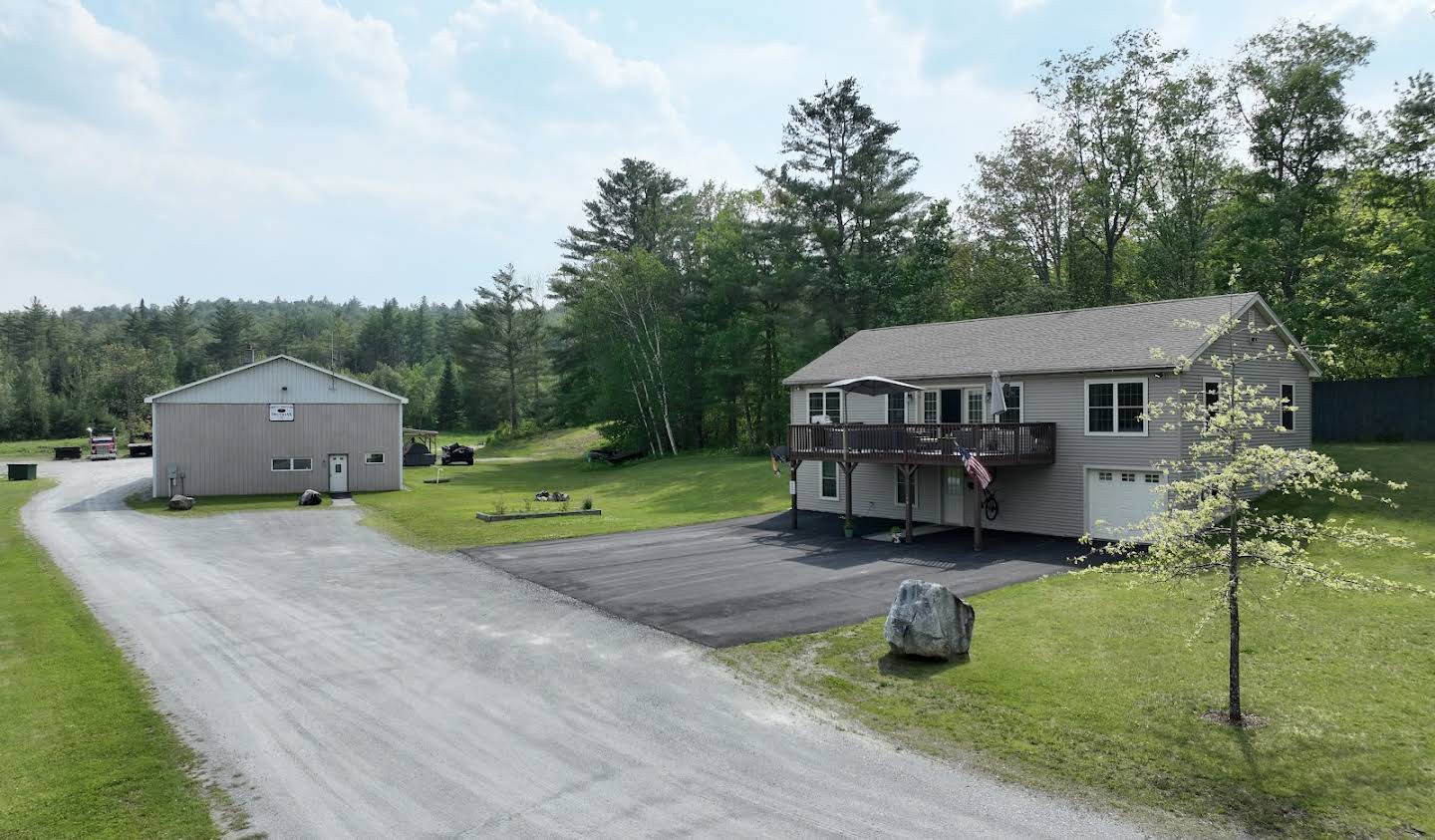 Farm house with garden Groton