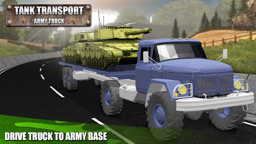 Tank Transport Army Truck