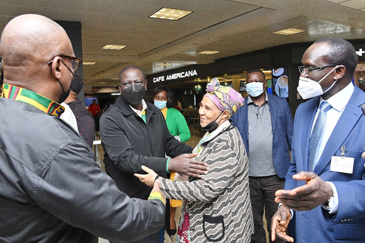 Deputy President William Ruto arrives in Washington, D.C on Monday morning, February 28, 2022.