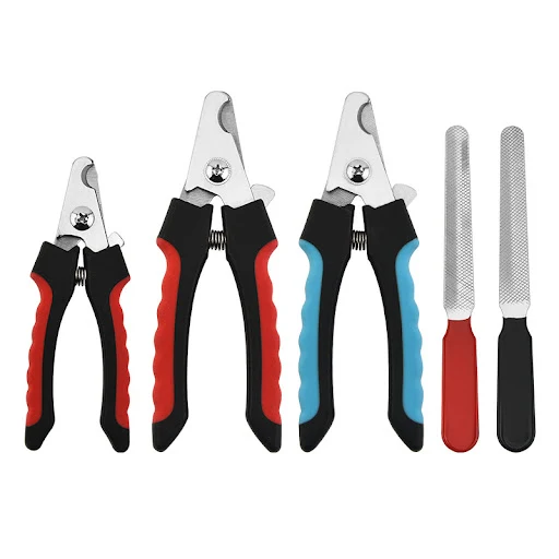 Pet Cat Dog Professional Nail Clipper Cutter with Sickle Stainless Steel Grooming Scissors Clippers for Pet Claws Dog Su