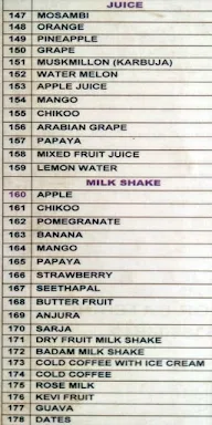 Krishna Gokula menu 1