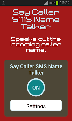 Say Caller SMS Name Talker