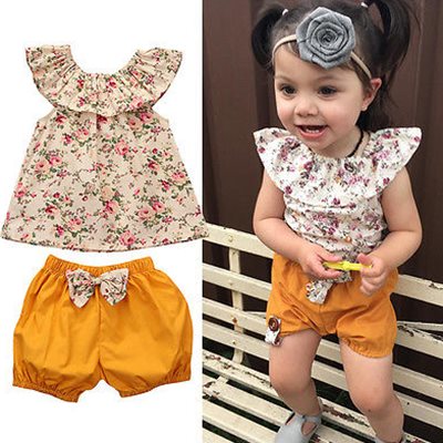 Title 10, Summer newborn baby girl clothes shorts outfits...