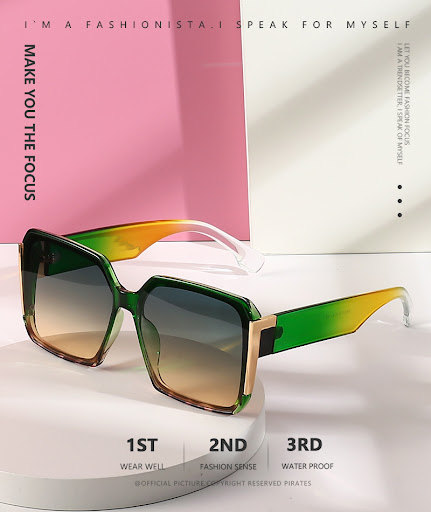 Title 5, Retro Fashion Outdoor Box Luxury Sunglasses, pr...