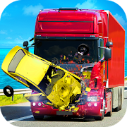 Real Euro Truck Crush Race: Semi Trailer Driving  Icon